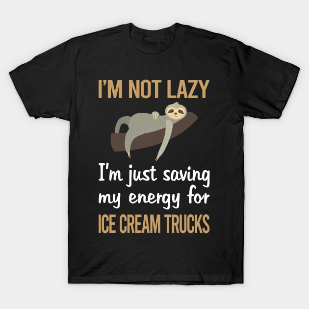 Saving Energy Ice Cream Truck Trucks T-Shirt by lainetexterbxe49